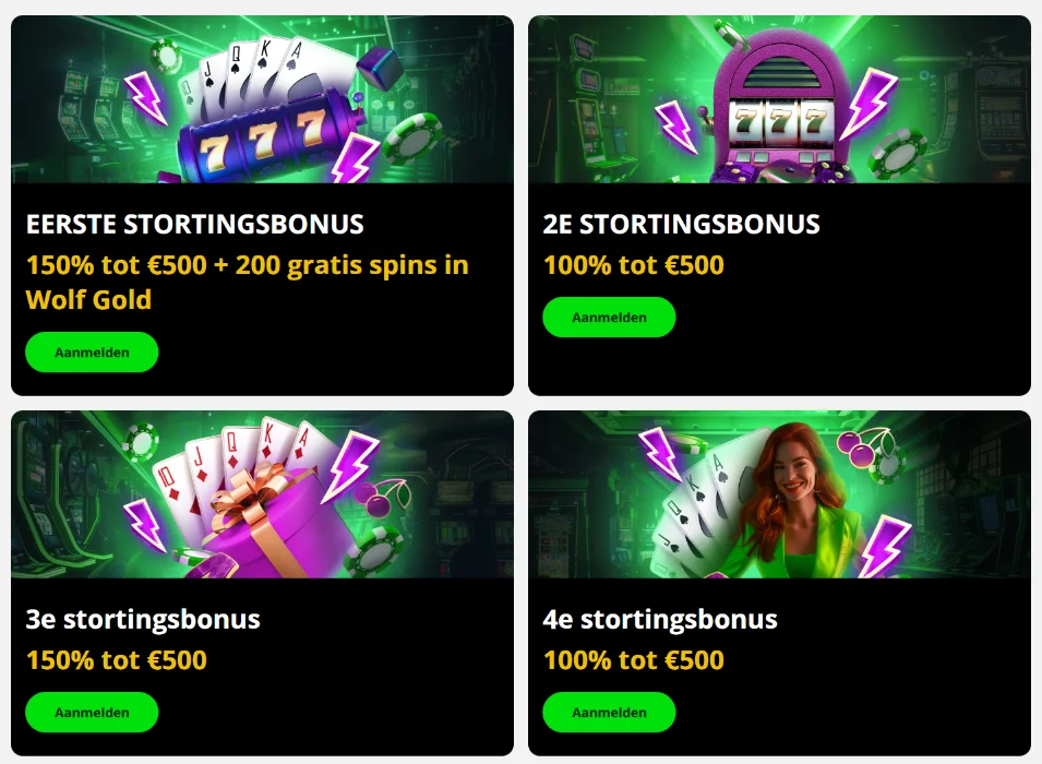 Promoties bij Slot7 – herlaadbonussen, cashback en seizoenstoernooien