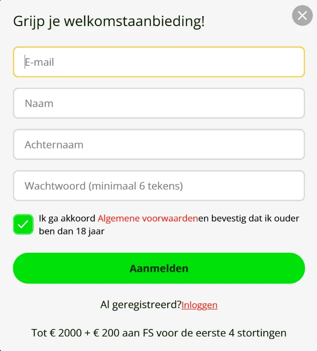 Registratie en inloggen bij Slot7 – account aanmaken en KYC-verificatie